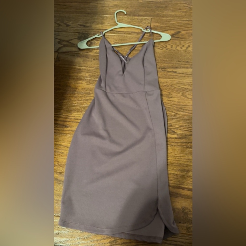Cute Darker purple knee length dress!
